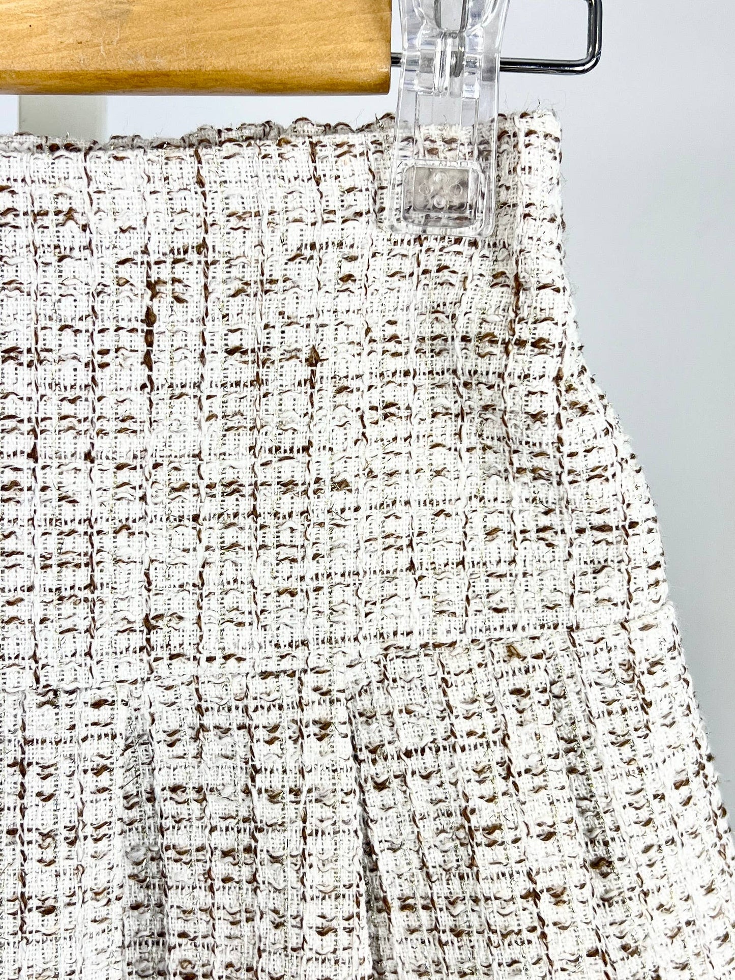Meisjes plooirok in tweed.: Bordeaux