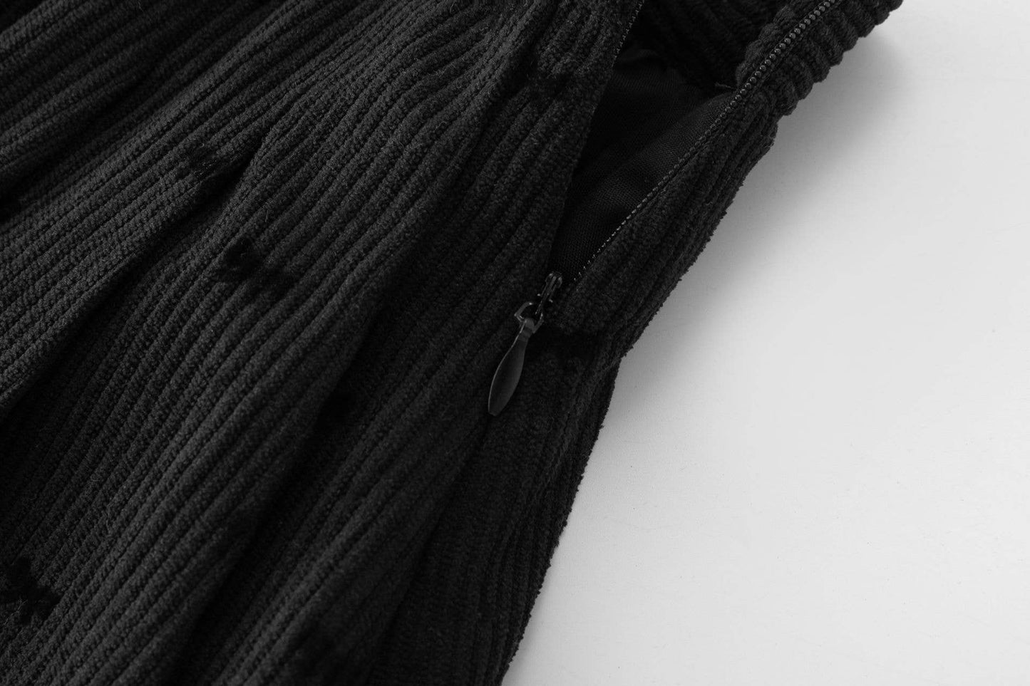 Geruite microcorduroy rok met hartjesprint JGI95773