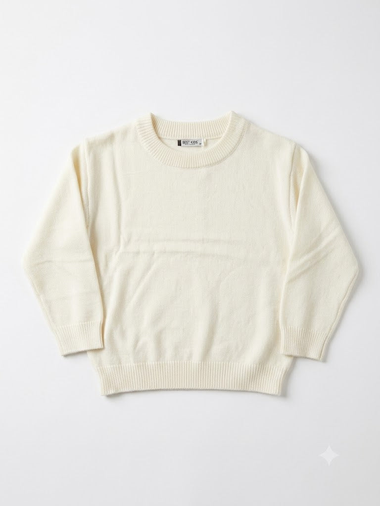 Effen trui offwhite