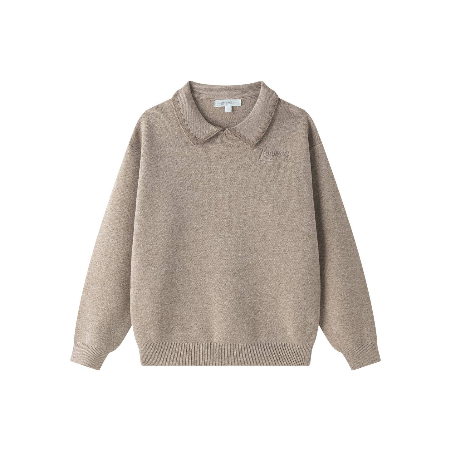 Tricot trui met Peter Pan kraag JGI85781