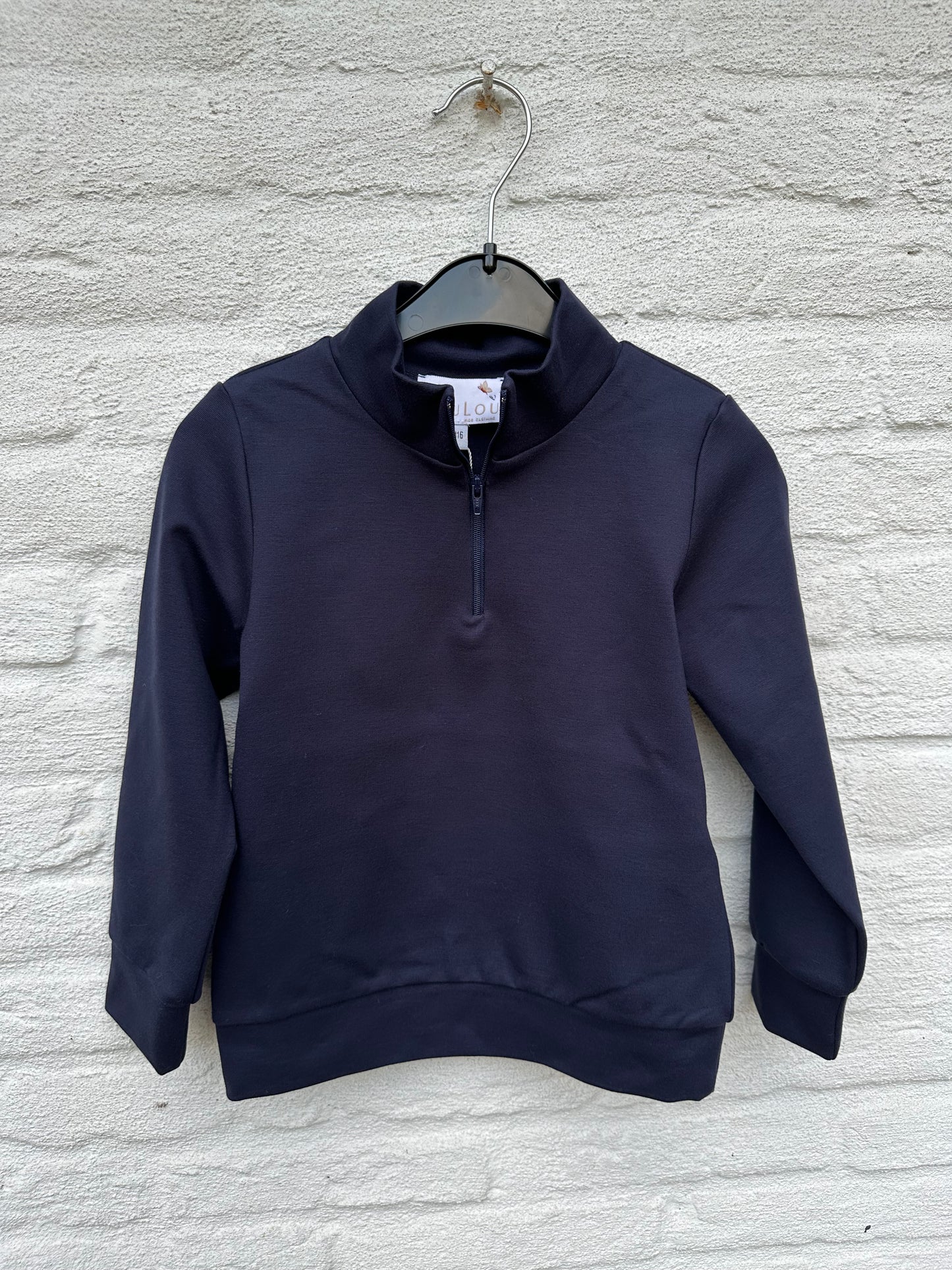 Zip trui donkerblauw LouLou