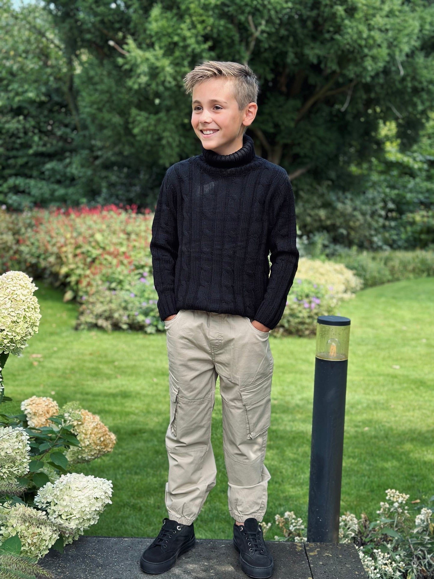 Chino met zakken bruin