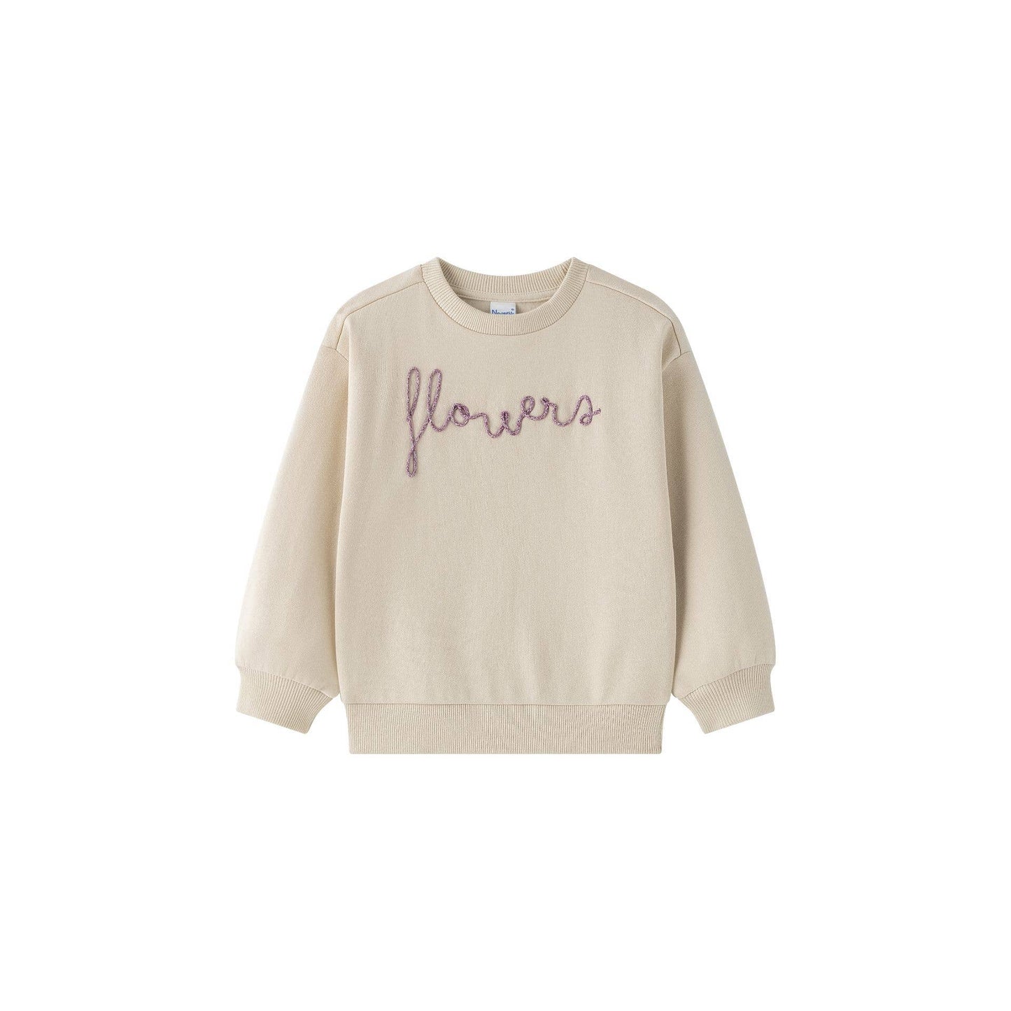 Winter fleece sweatshirt paars