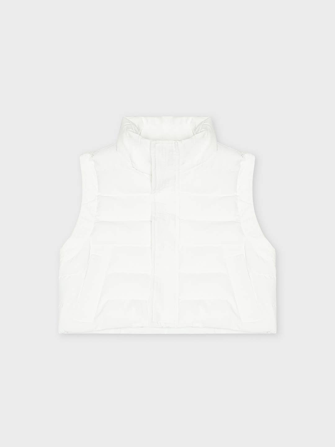 Witte bodywarmer |