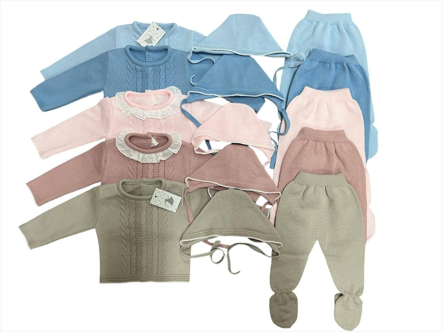360 DRIEDELIGE BABYSET: ROZE BEBE / 3 m