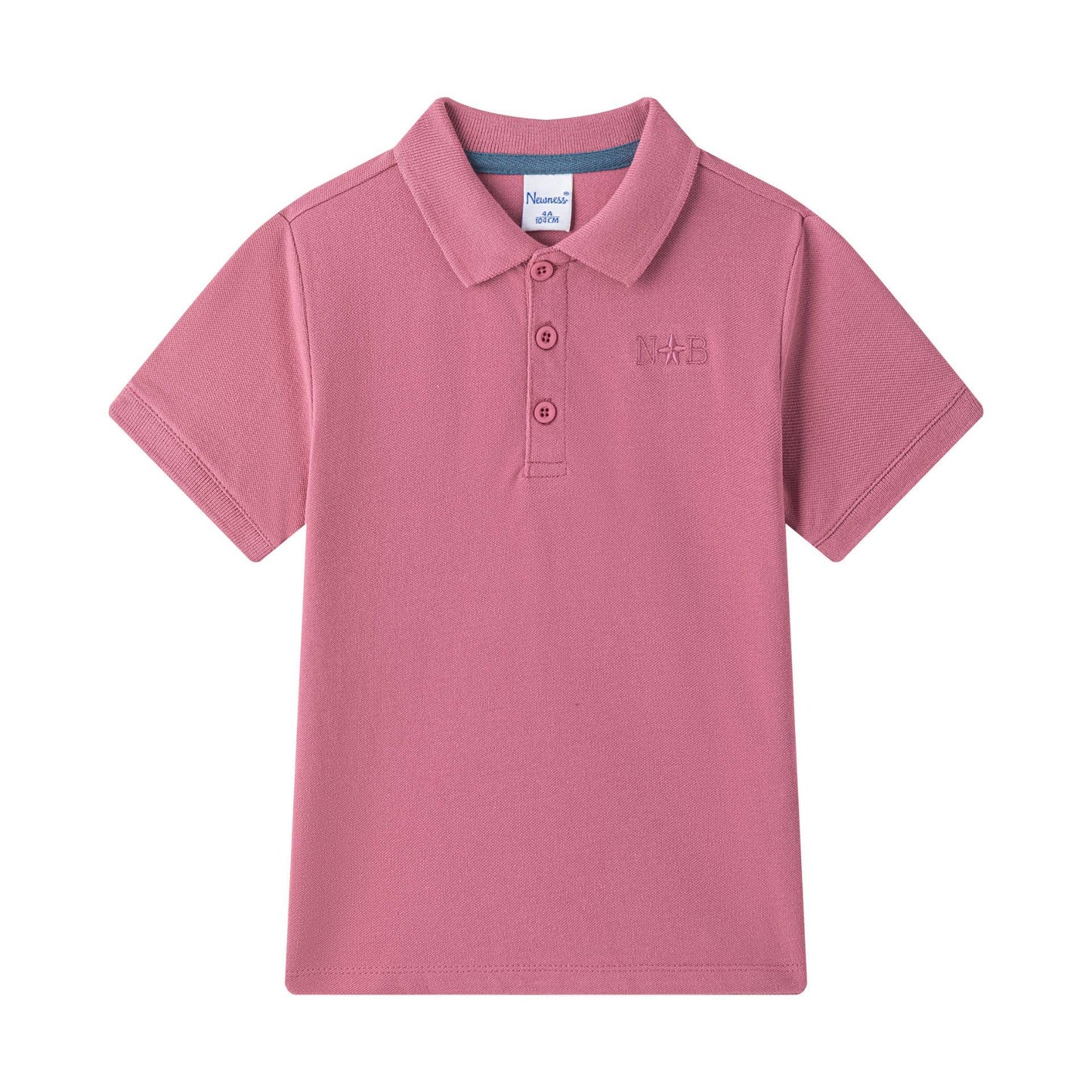 Korte Mouwen Polo groen/blauw 100% Katoen