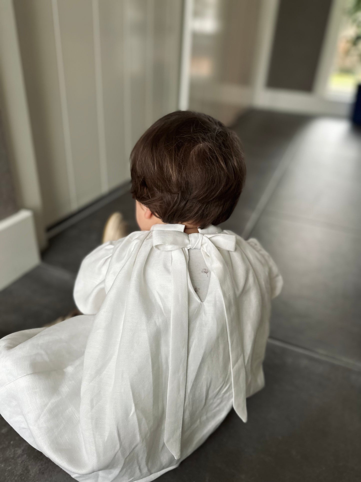 Ballon jurk wit LouLou