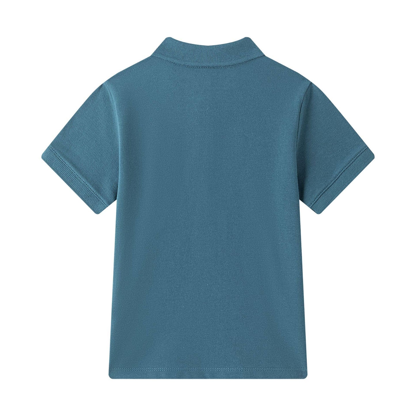 Korte Mouwen Polo groen/blauw 100% Katoen