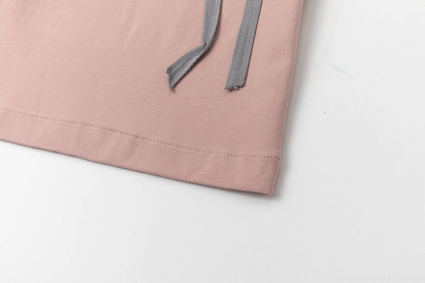 Meisjes T-shirt roze grijze details KGV66929