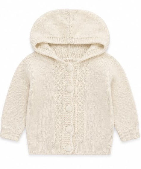 Vestjes met capuchon crème