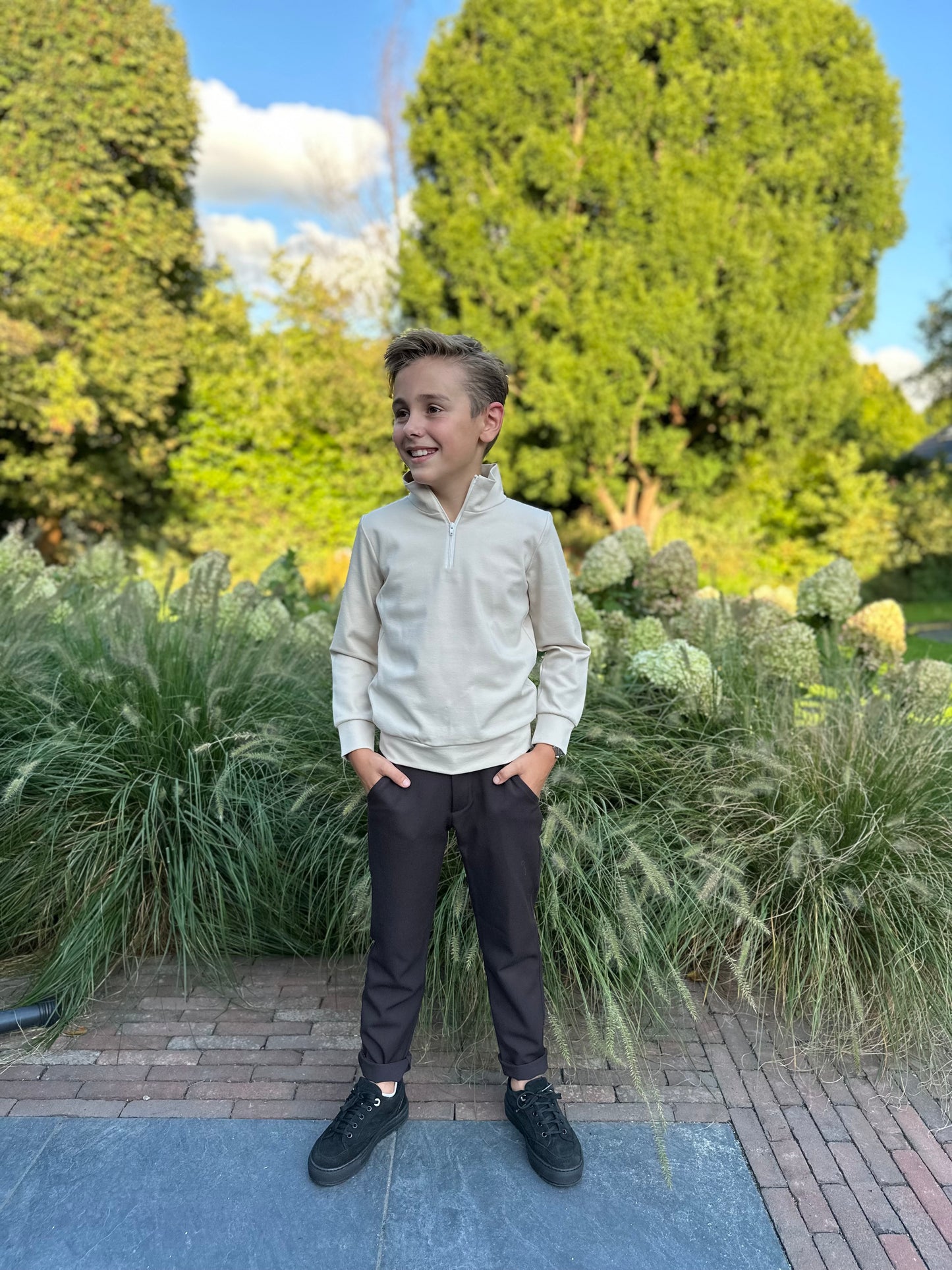 Loulou broek donkerbruin