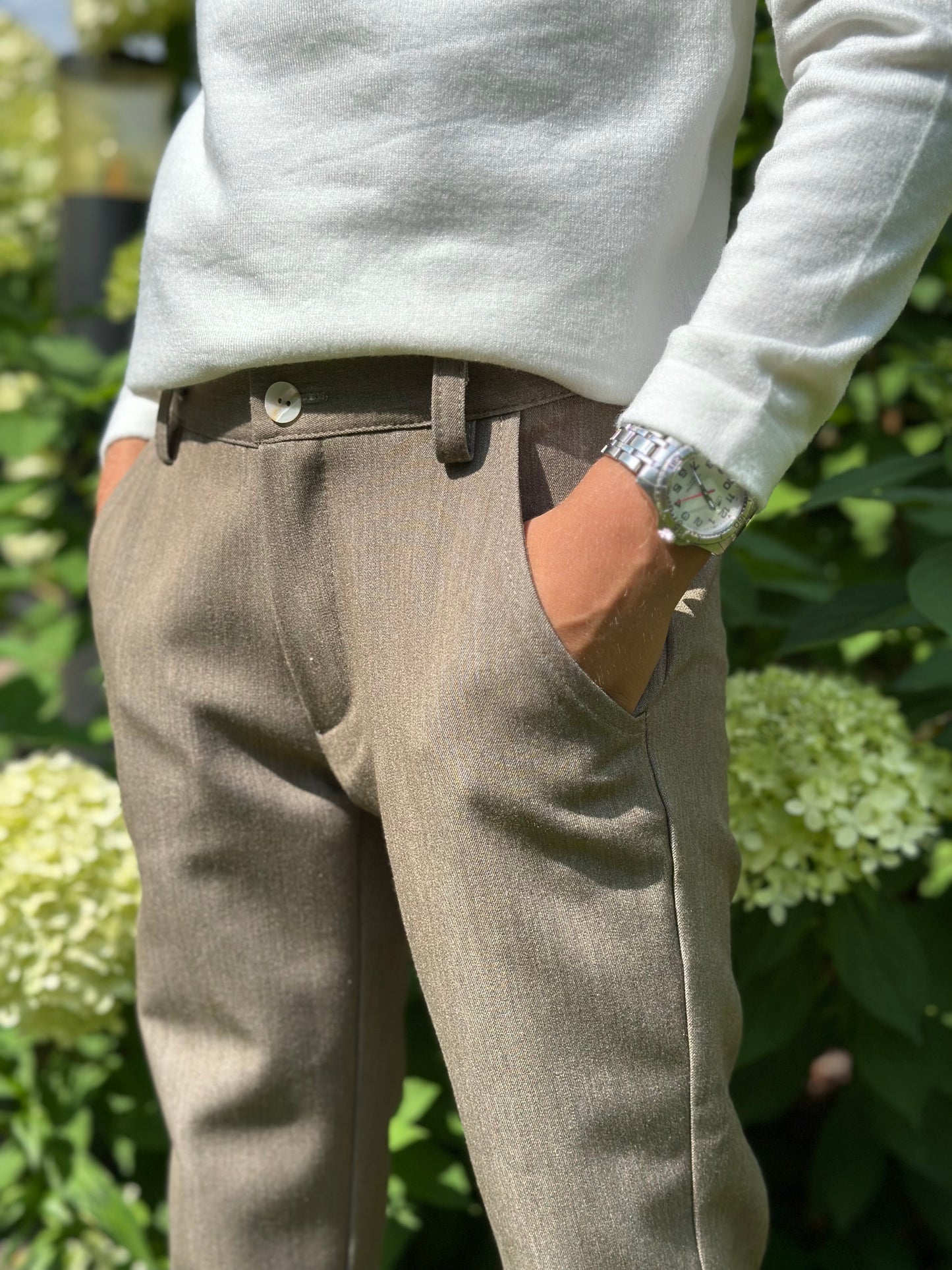Loulou broek bruin