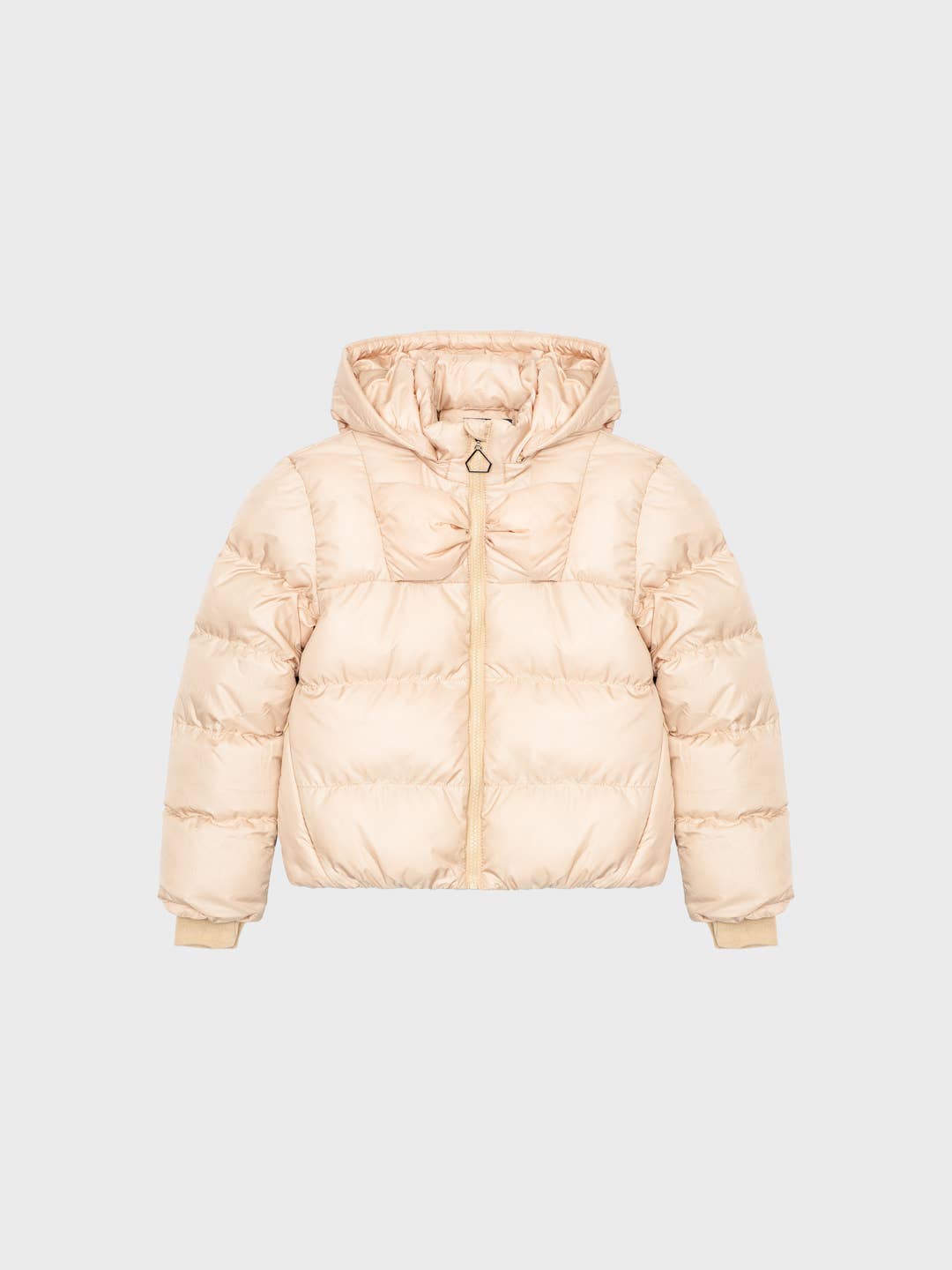 Meisjes jas met strik details