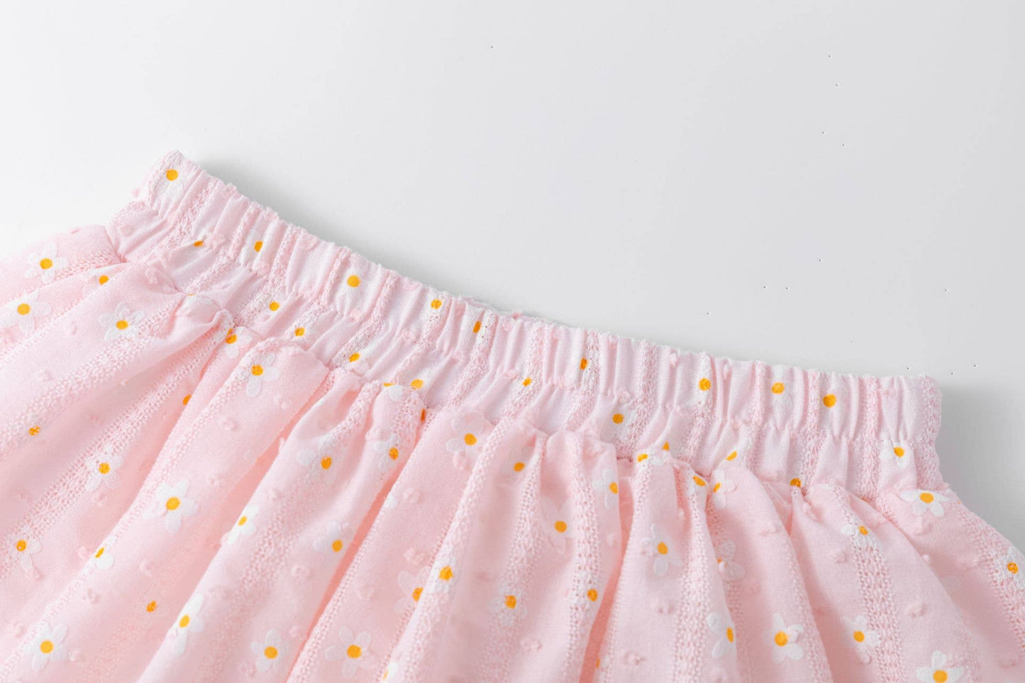 Roze rok met bloemetjes