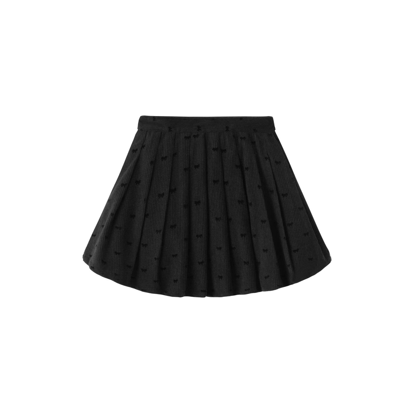 Geruite microcorduroy rok met hartjesprint JGI95773