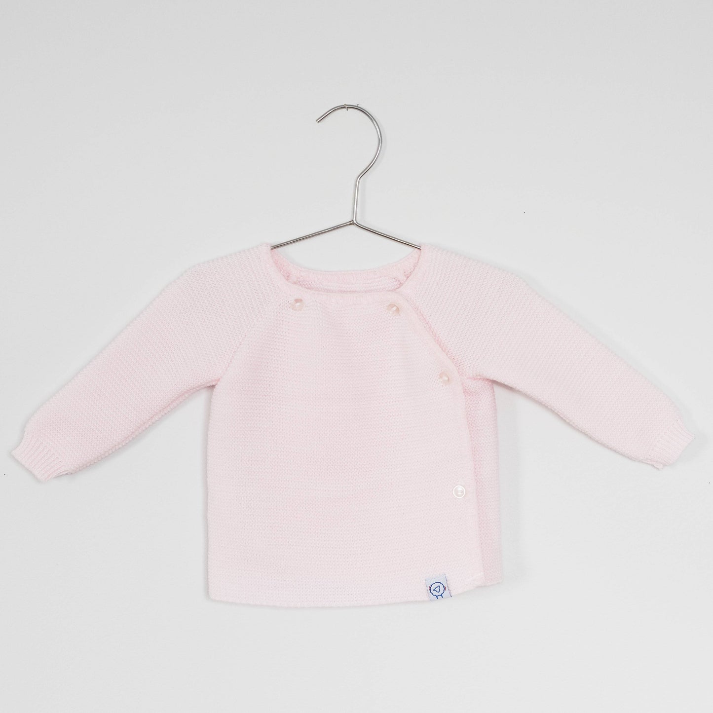 Babyvestje met 4 knopen: Baby roze / 0-1 maand