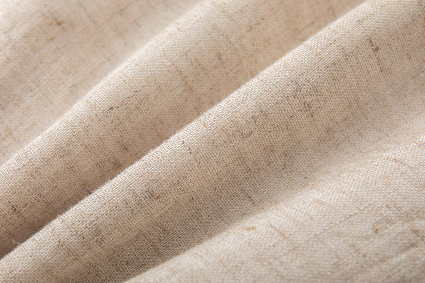 Beige linne lange broek