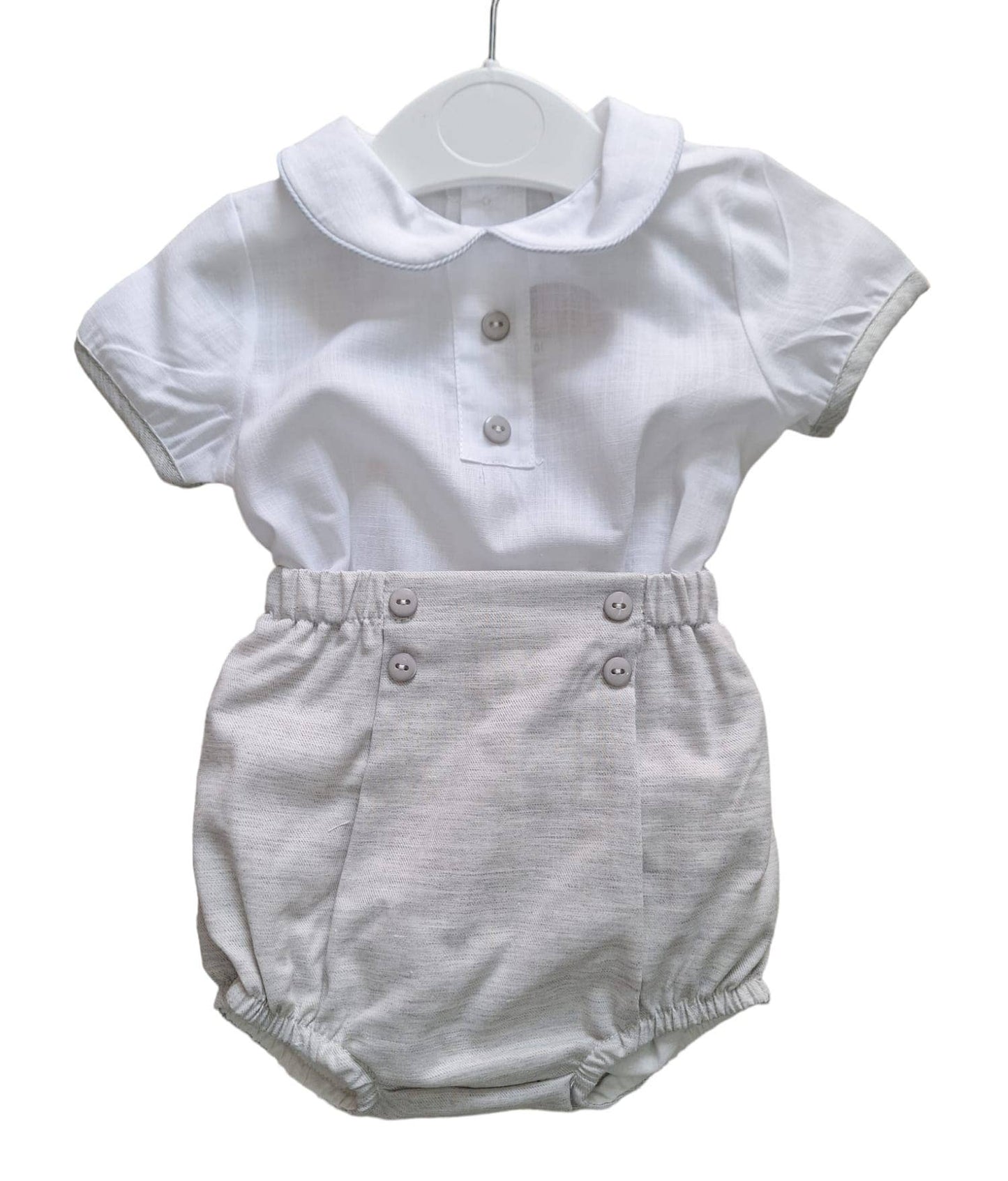 01 BABYSET WIT / GRIJS