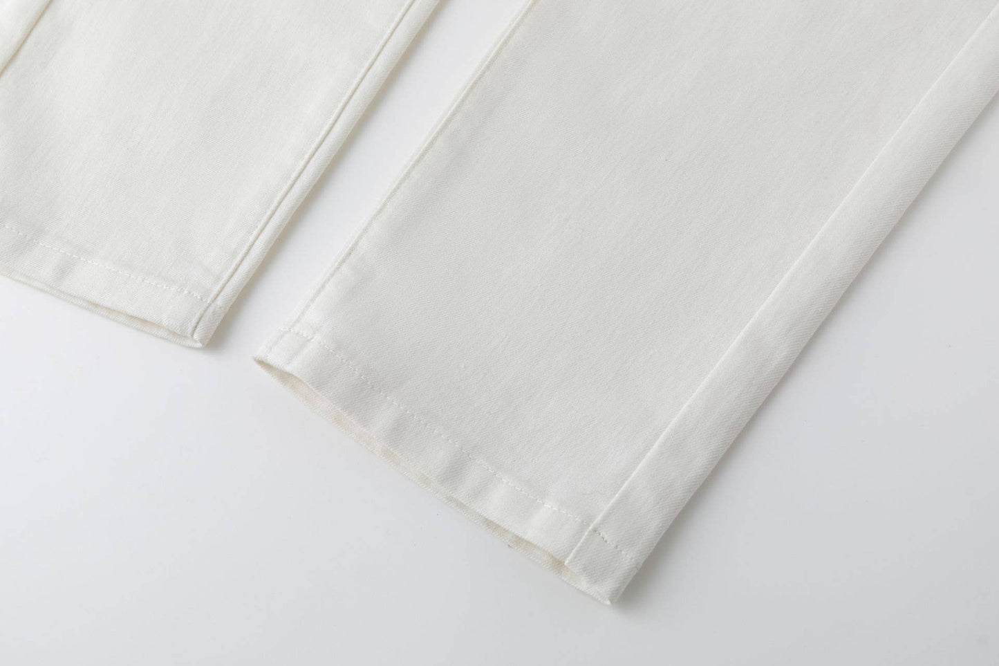 Lange chino broek voor jongen wit