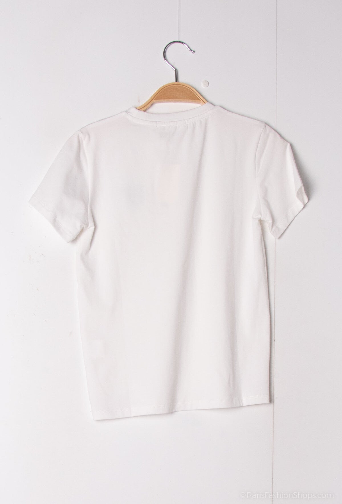 Wit shirt met roze hart