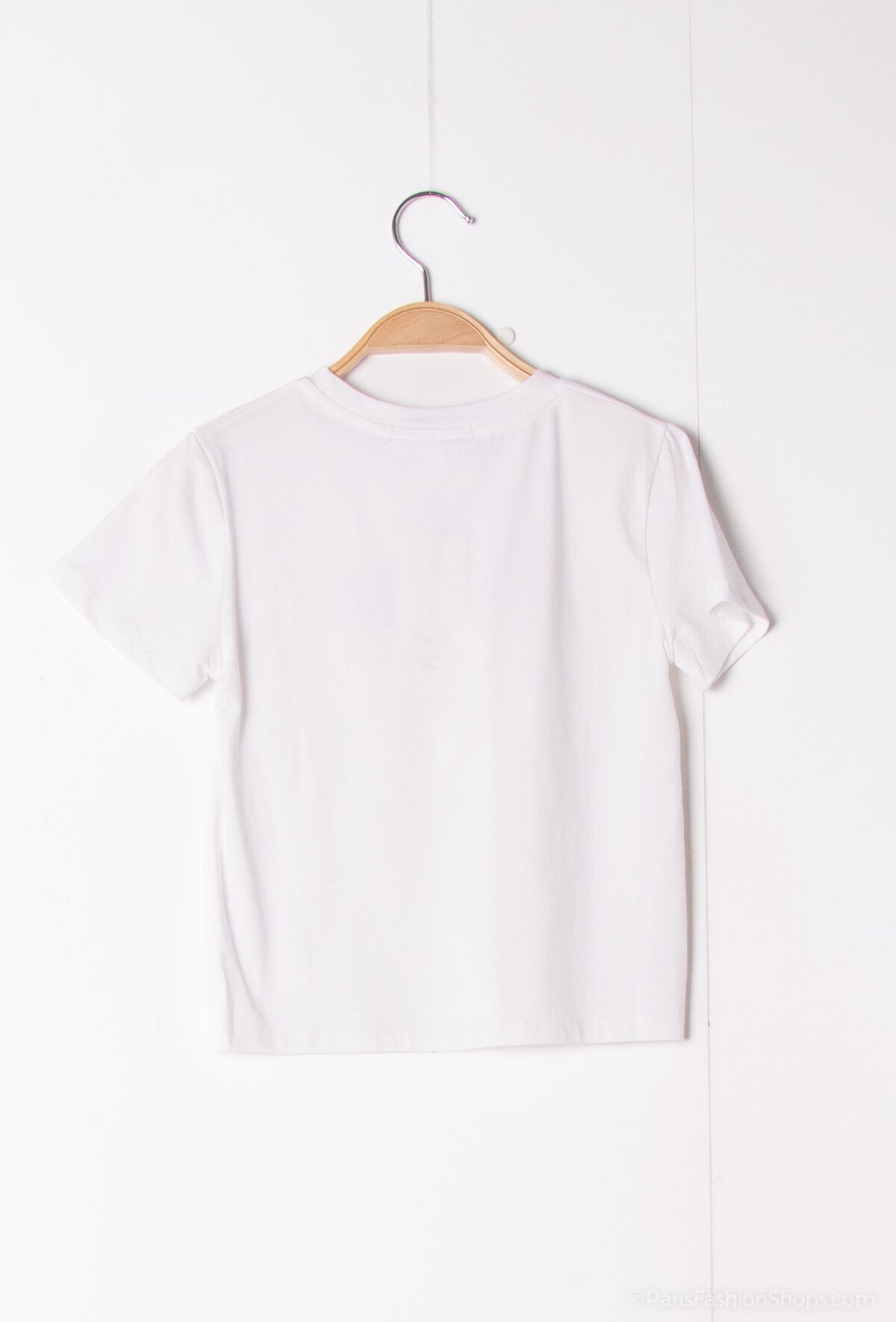 Wit shirt met hartjes