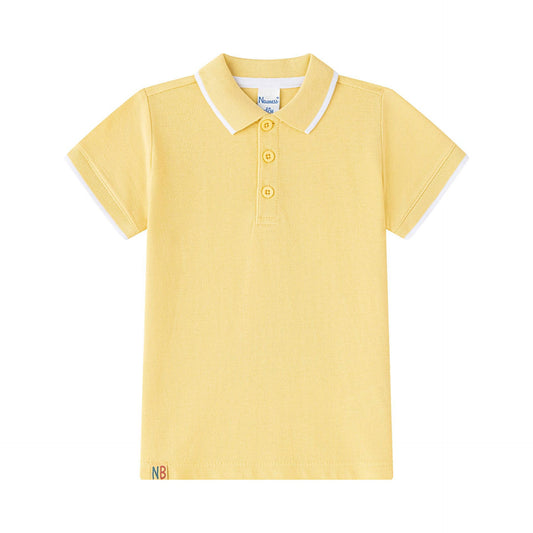 Polo geel jongens 100% Katoen