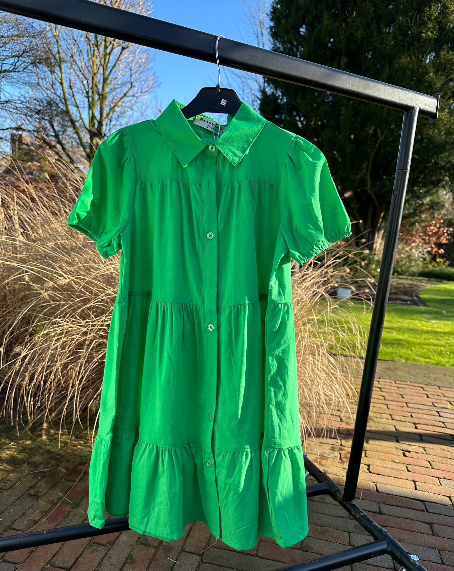 Groene jurk