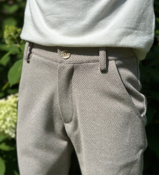 Loulou broek visgraat