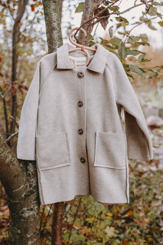 Annie & Charles® wollen jas LEA beige