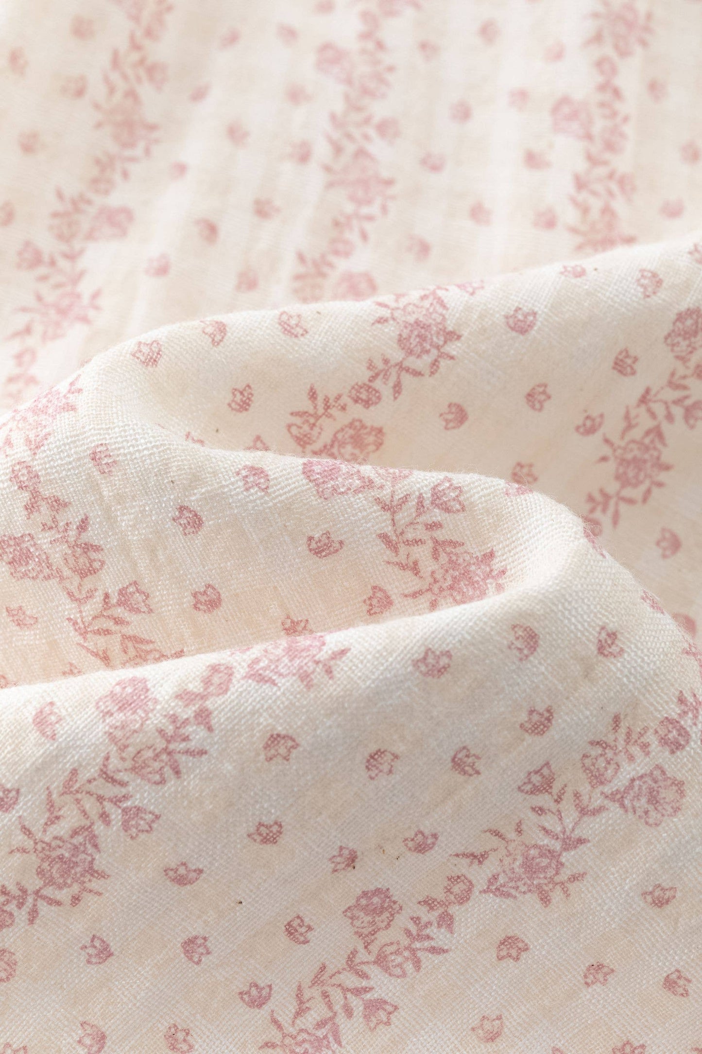Meisjesjurk met roze smock en mouwen JGV96741