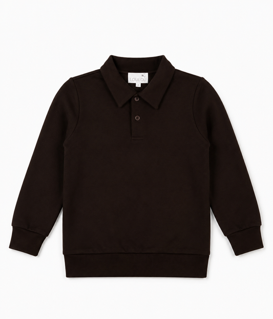Polo trui donkerbruin LouLou