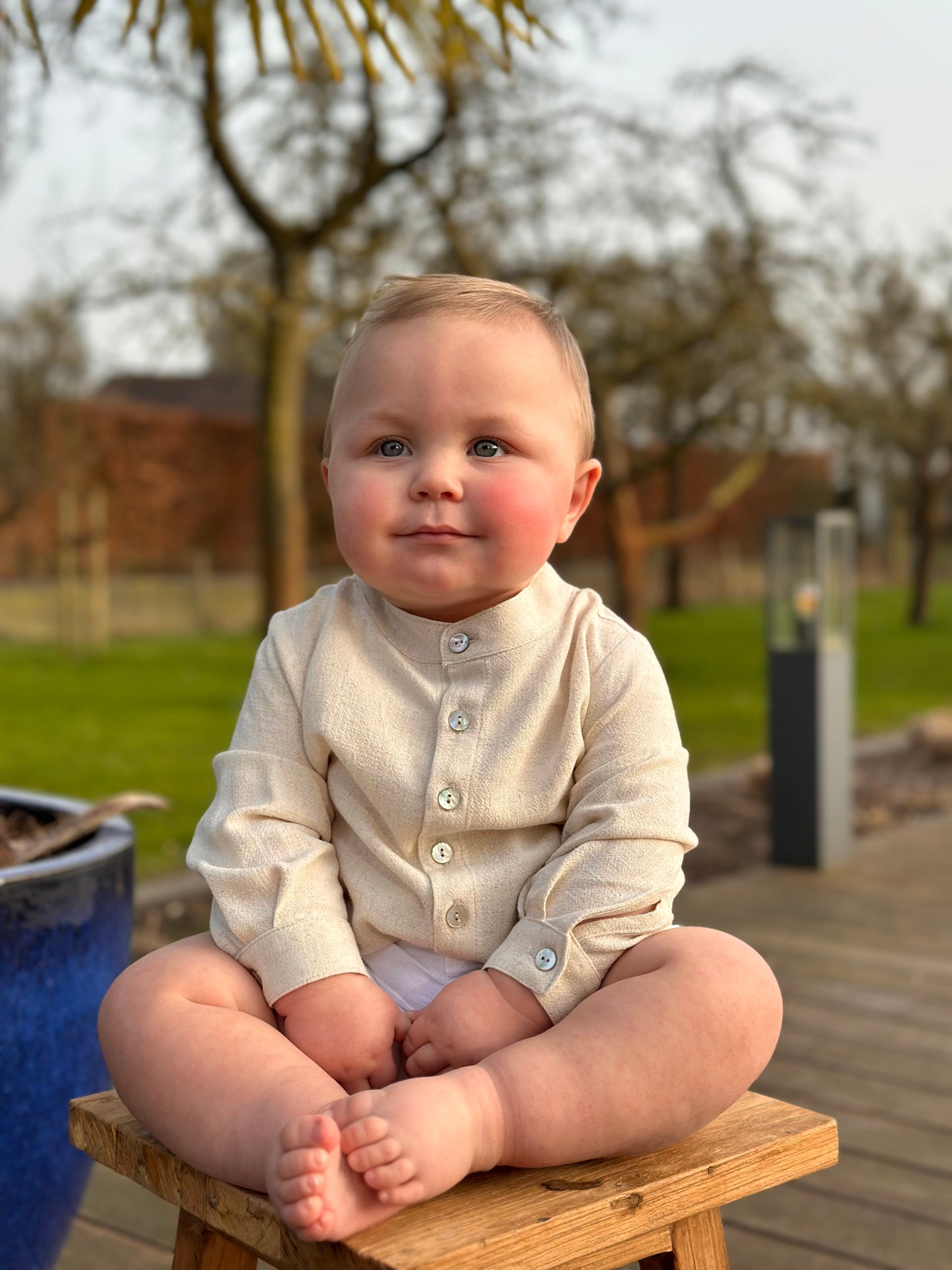 Blouse baby LouLou linnen