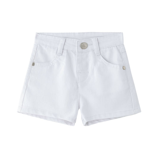Witte baby jongens spijkershort