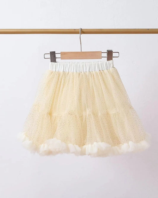 Tule rok met glitter