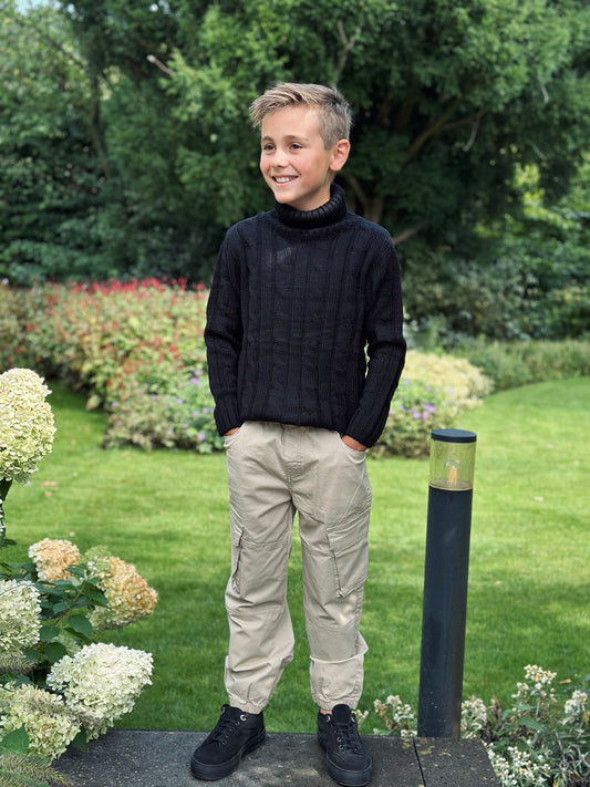 Chino met zakken bruin