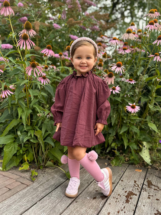 Jurk ballon Bordeaux