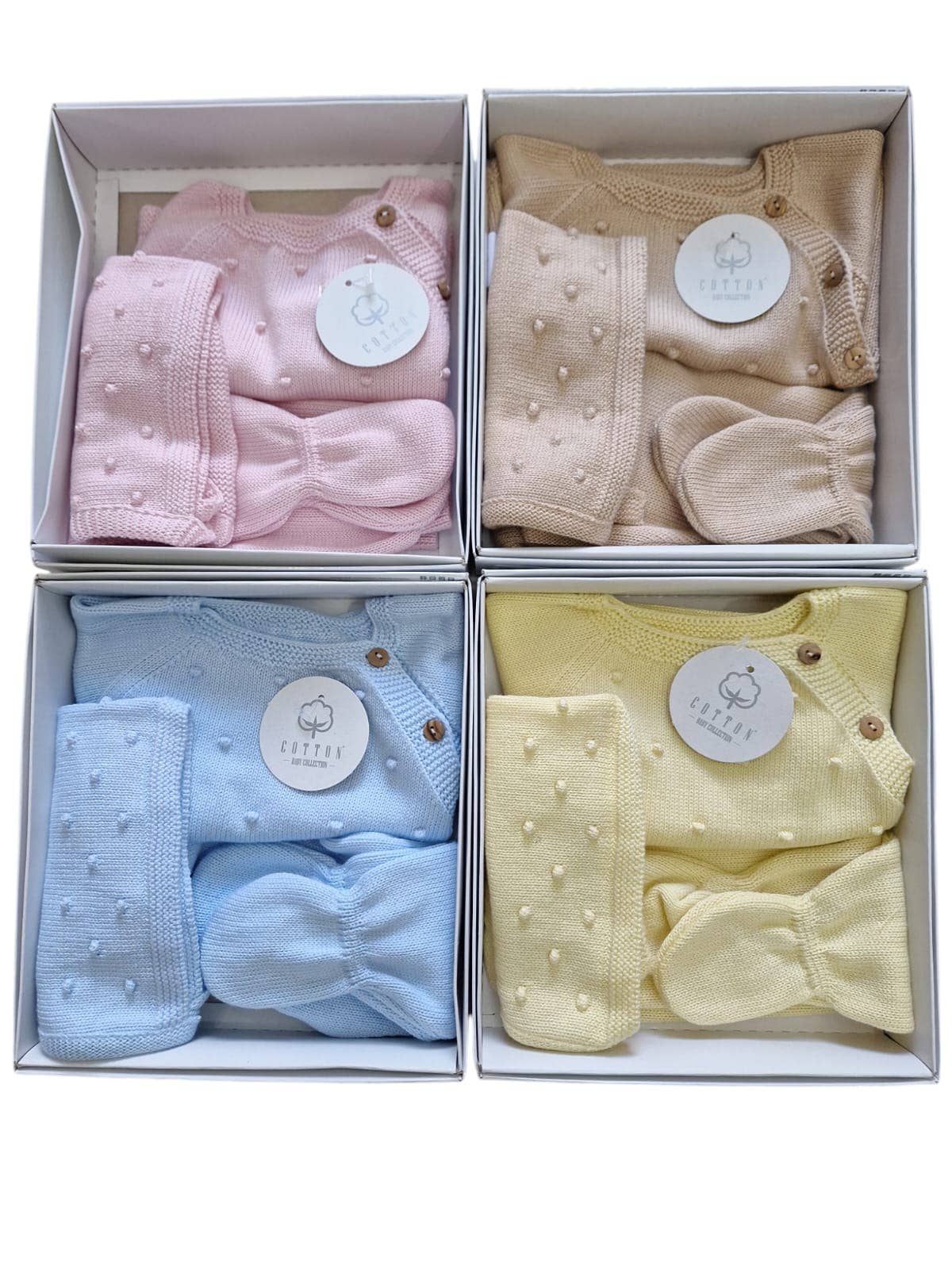 CT156 SET VAN 3 STUKS 100% KATOEN: Rosa / 0/3 maanden