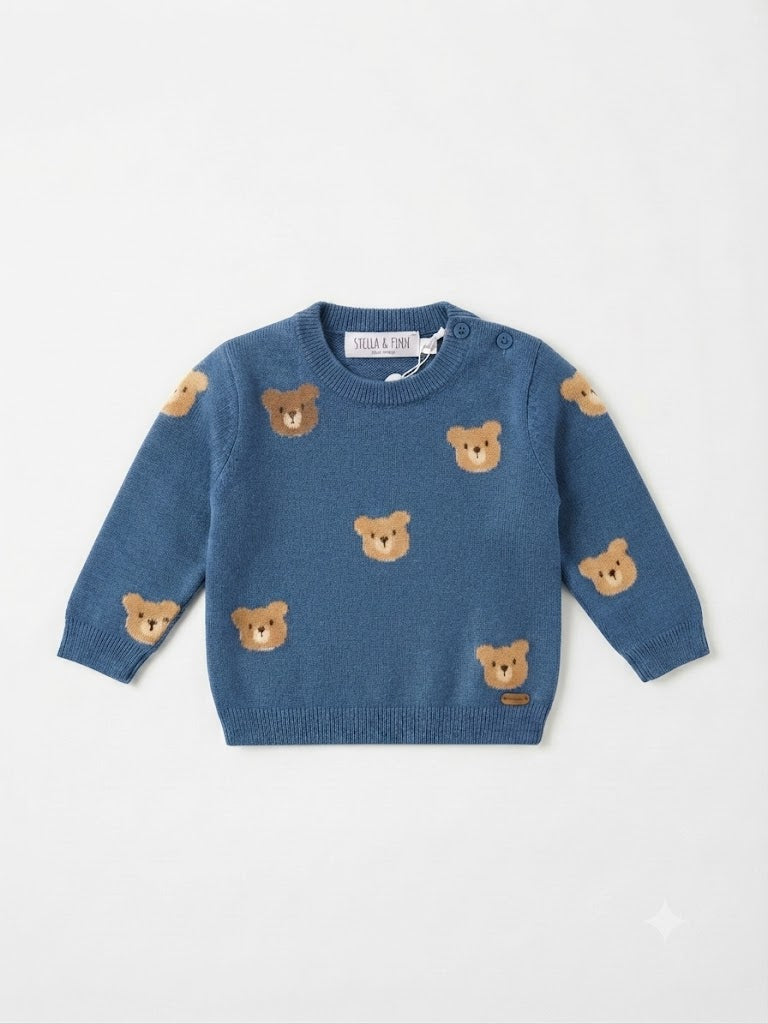 Beren truitje blauw
