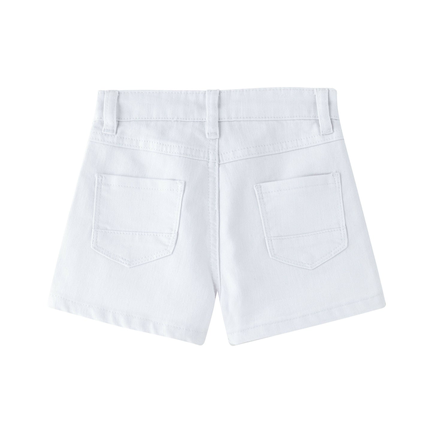 Witte baby jongens spijkershort