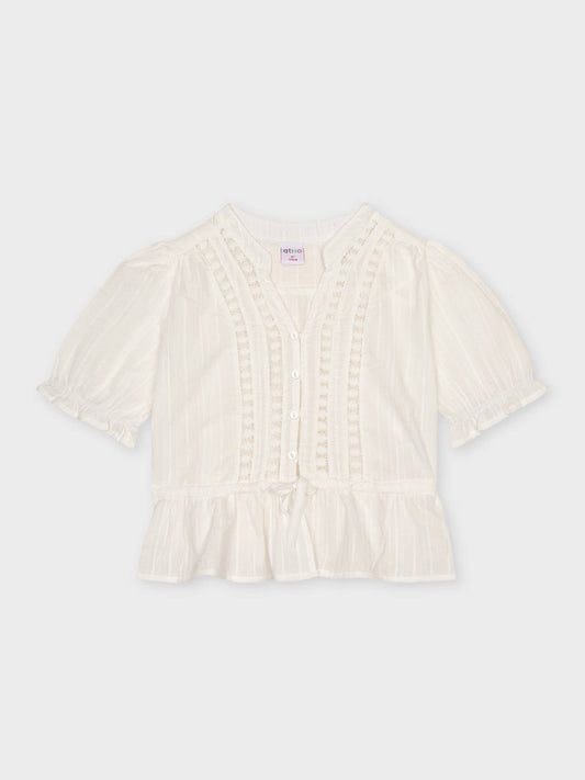 Korte Mouwen Blouse voor Meisjes