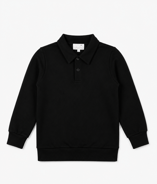 Polo trui zwart LouLou
