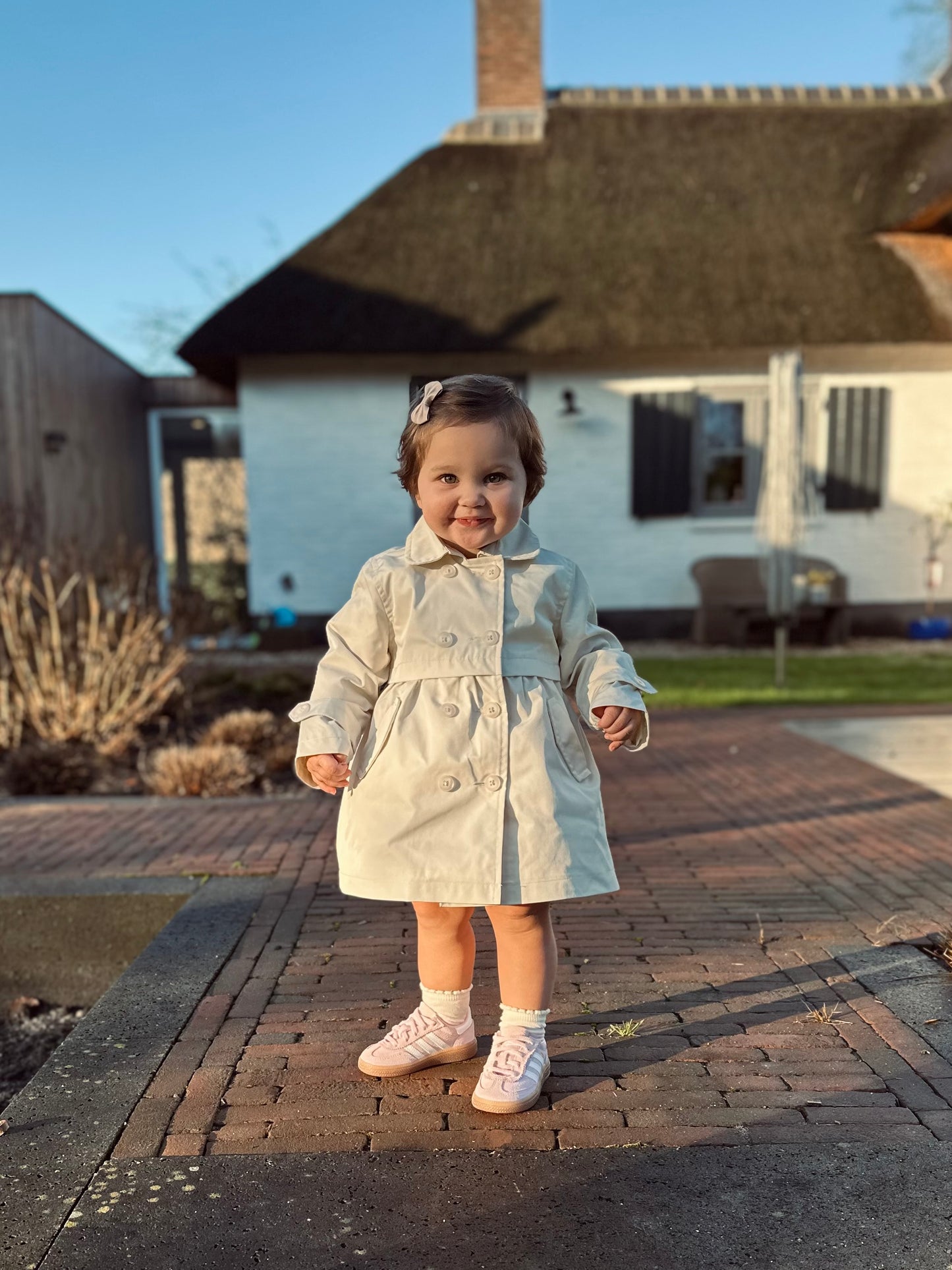 Beige trenchcoat jasje