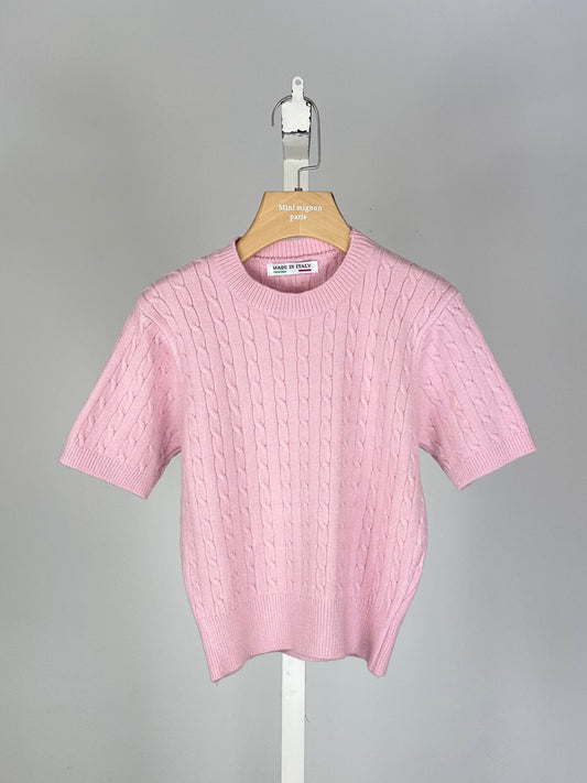 Kabeltruitje roze