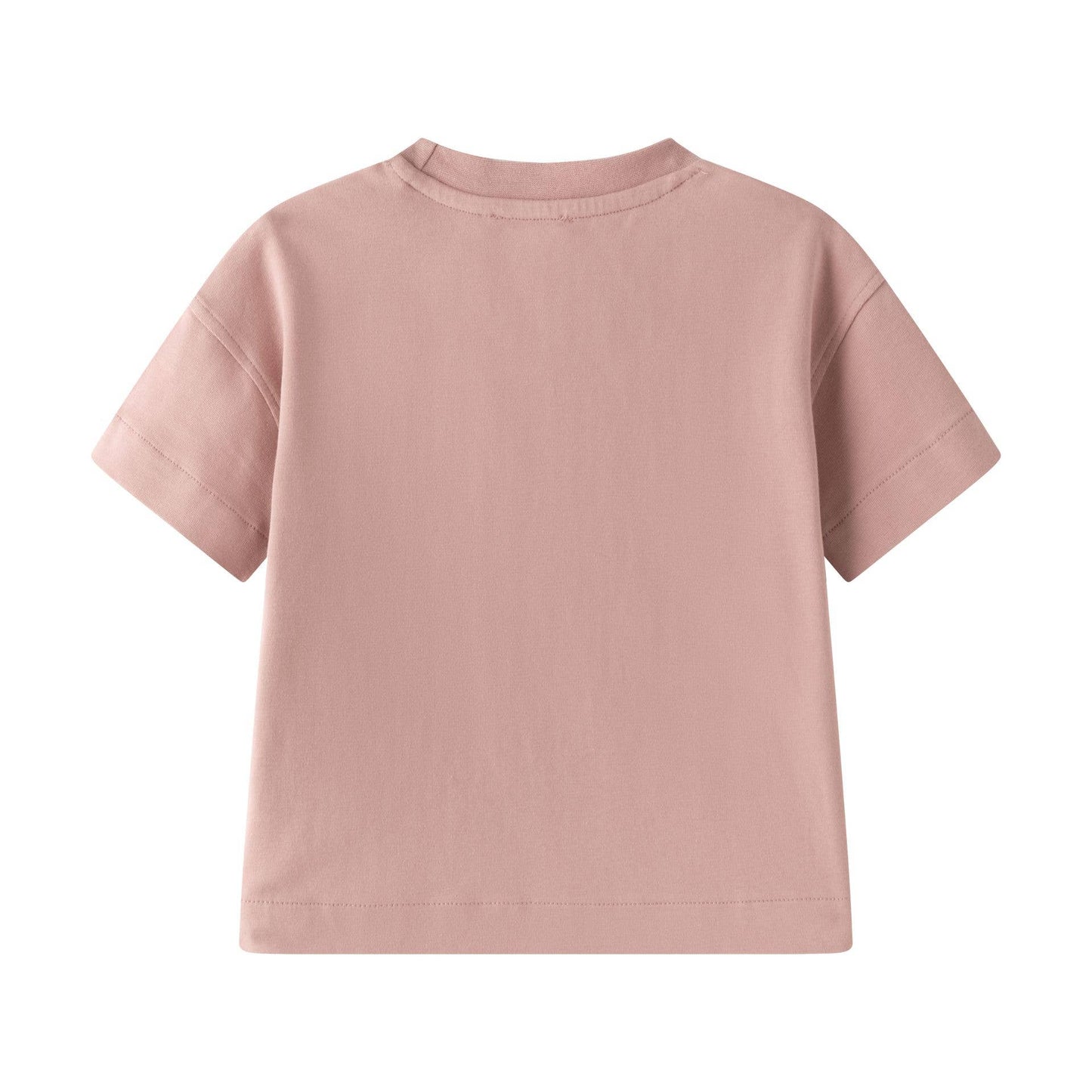 Meisjes T-shirt roze grijze details KGV66929