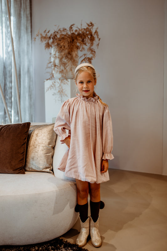 Ballon jurk LouLou roze