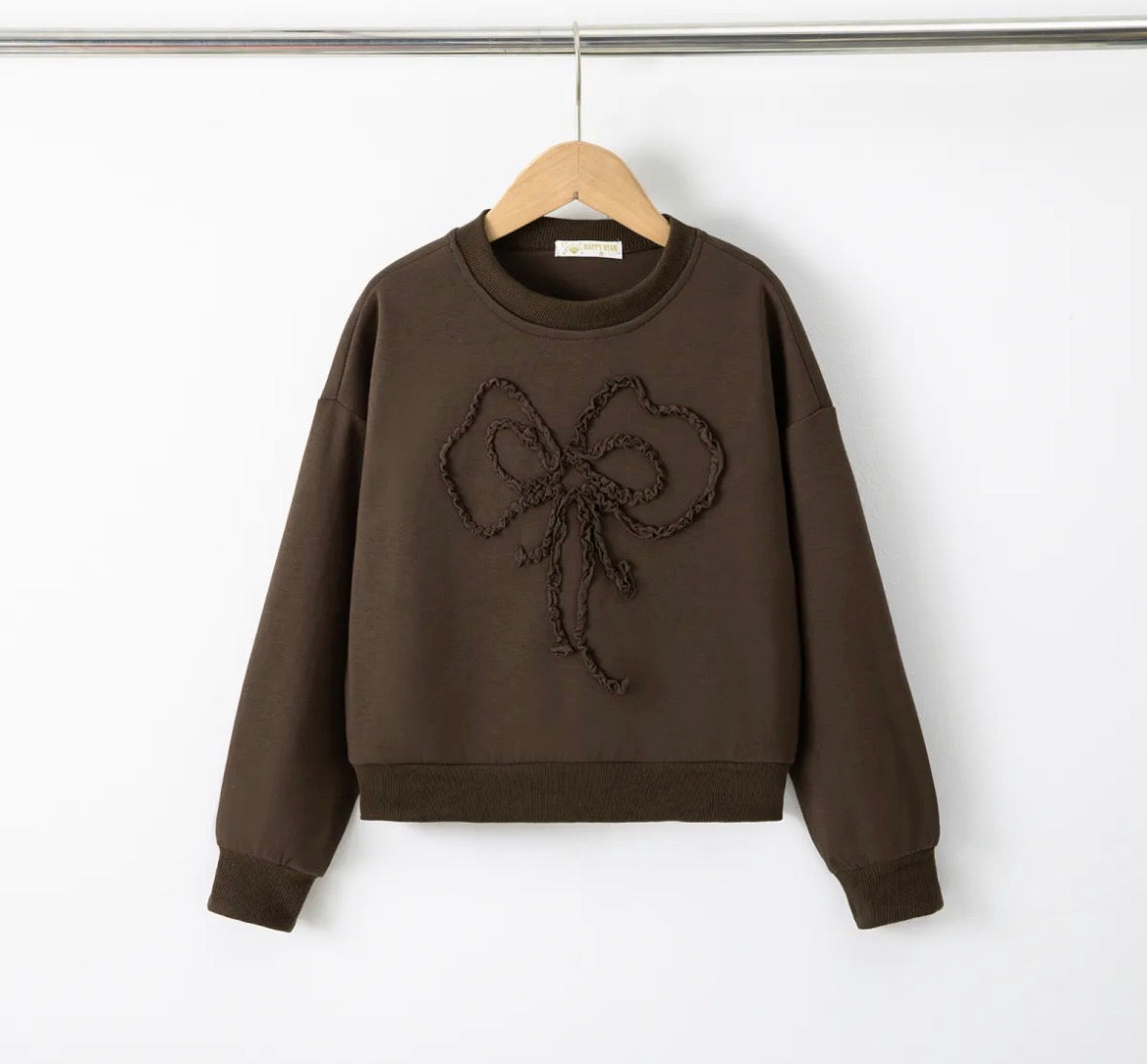Donkerbruine sweater