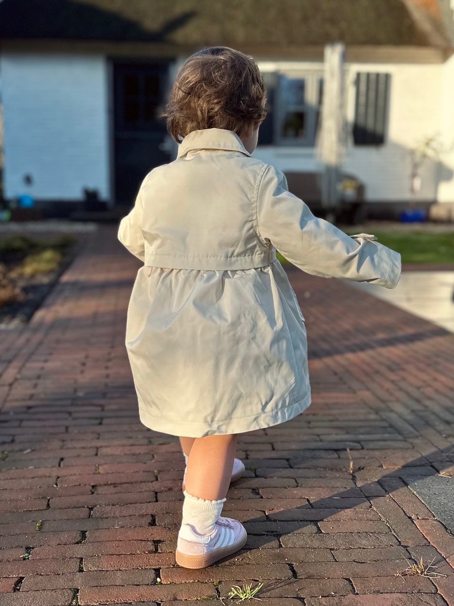 Beige trenchcoat jasje