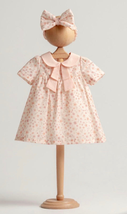 Bloemen jurkje met haarbandje