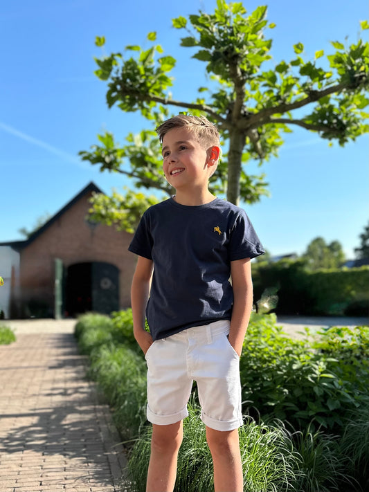 Donkerblauw shirt