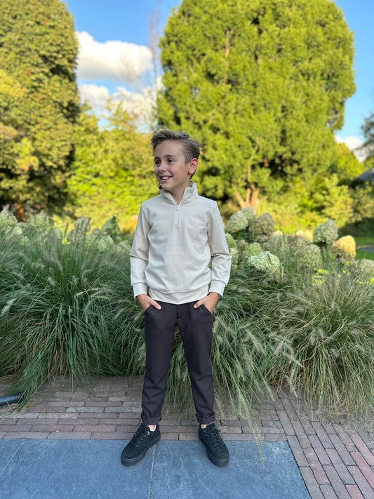 Loulou broek donkerbruin